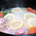 今日の晩御飯/ダッチオーブンで作る、爽やかな「レモン鍋」は、さっぱりヘルシーで心も身体もポカポカになれる冬鍋の新定番。