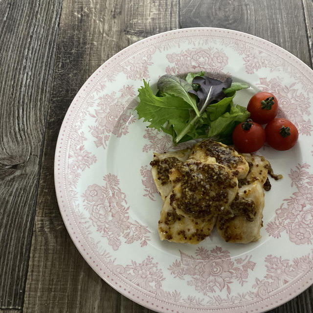 鶏むね肉のハニーマスタードソース