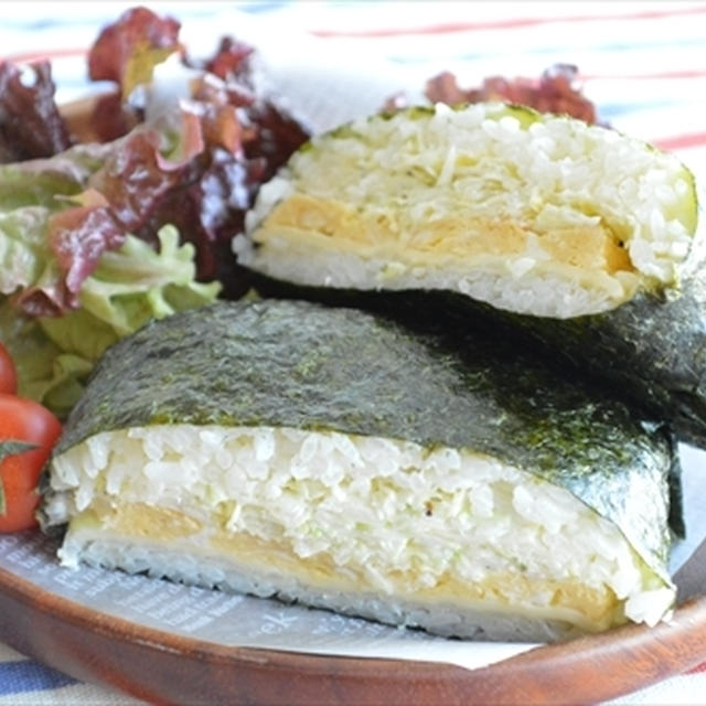 話題の おしやれな「沼サン風」おにぎらず♪