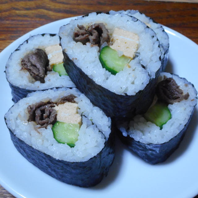 焼き肉巻き寿司