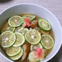 おでんリメイク☆贅沢お出汁の温かいすだちうどん