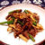 舞茸とにんにくの芽&牛肉の甜麺醤炒め