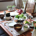 野菜もたっぷり、手巻き寿司 と 豆腐入りひじきの五目煮（レシピ）