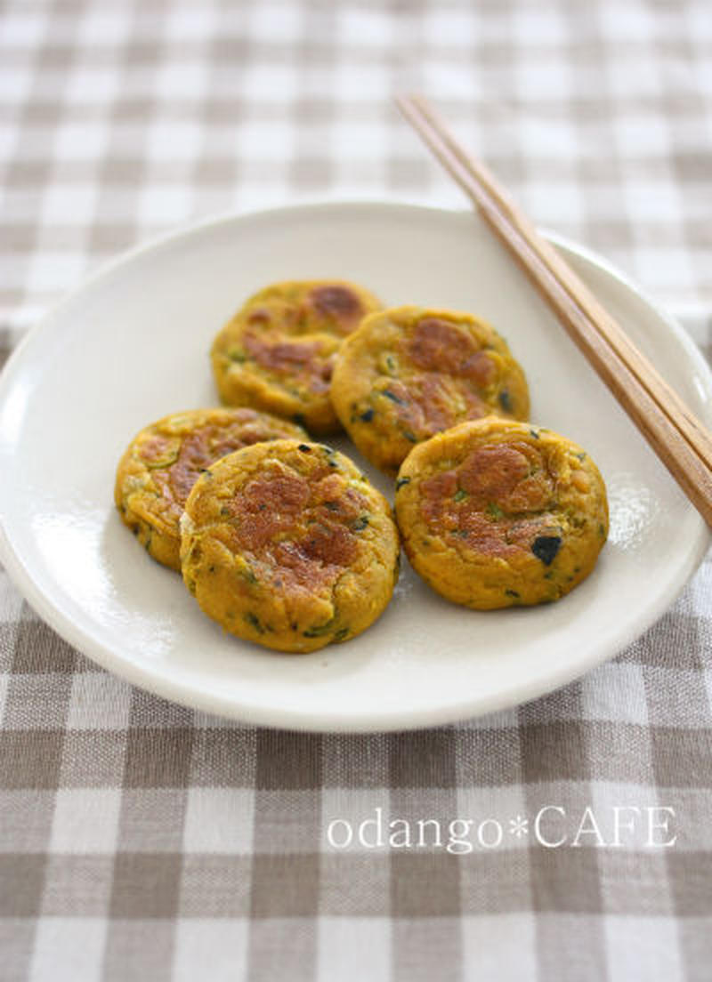 かぼちゃのねぎ味噌お焼き