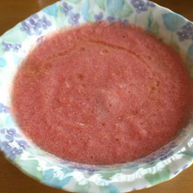 完熟トマトの冷製スープ