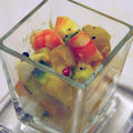 さつま芋と海老のサラダ☆ハチミツ生姜ドレッシング：素敵なカフェでランチデート♪、そして…①