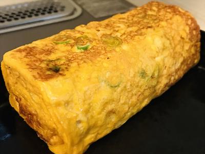 ねぎ入り厚焼き卵　創味のつゆアレンジバージョン　