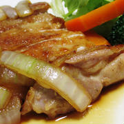 チキンステーキ玉ねぎテリヤキソース