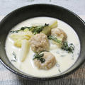 白菜と鶏団子のミルクスープ　調理時間15～30分