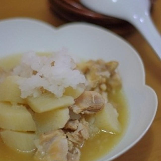 鶏肉と長芋のみぞれ煮