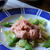 春野菜のオイル蒸し、エビマヨをのせて。晩ごはん。