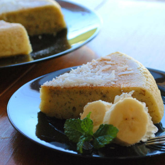 ホットケーキミックス×炊飯器で ココナッツミルク バナナケーキ ☆