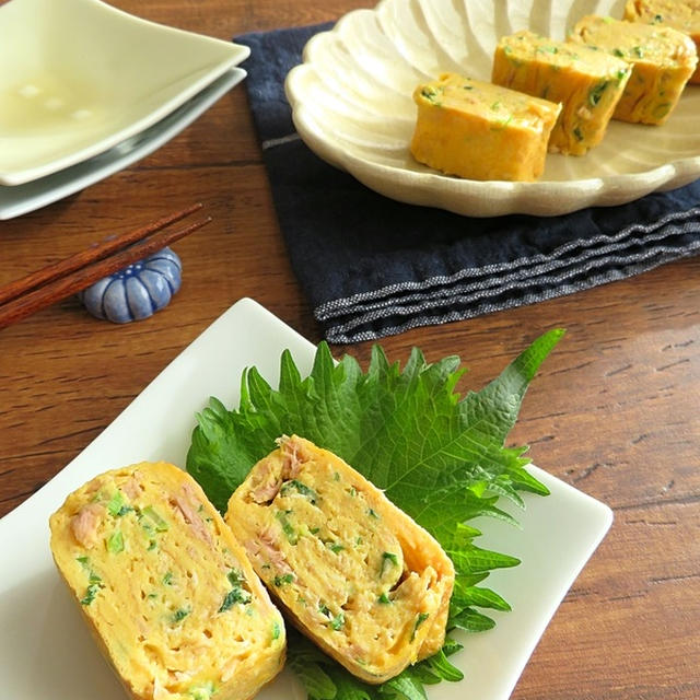 ツナマヨとねぎの出汁巻き卵 お弁当やおつまみに By Kaana57さん レシピブログ 料理ブログのレシピ満載