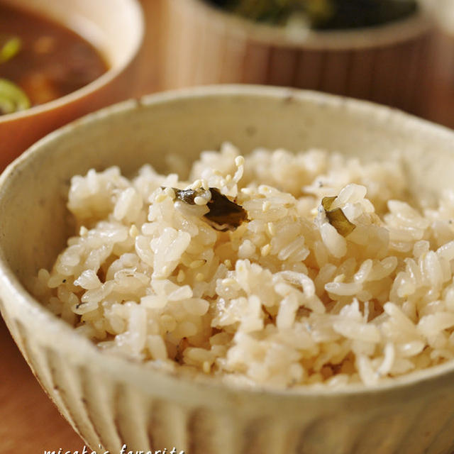 シンプルなしょうがしらすご飯