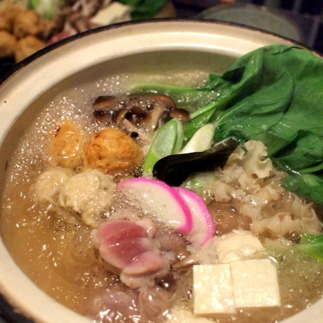 そろそろ鍋の季節♪鶏だんご鍋