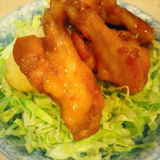 冷凍鶏手羽元のマーマレード煮