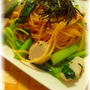 早茹でパスタで☆里芋トロッとたらこスパ