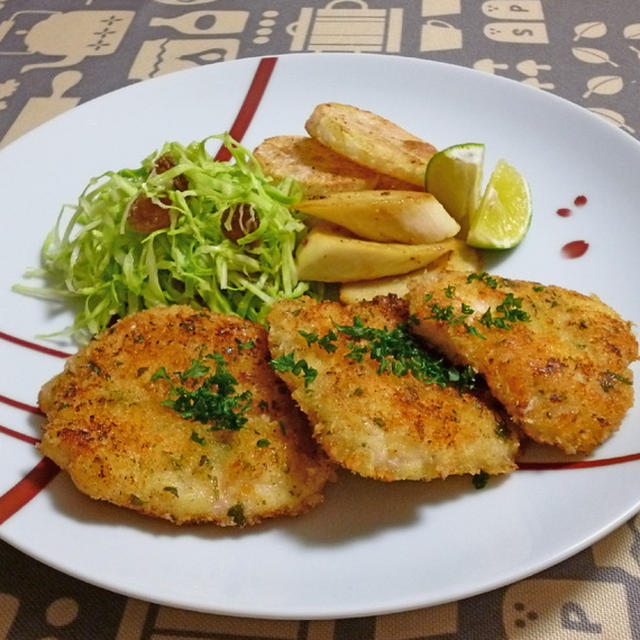 鶏むね肉のカツレツ風