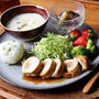 照り焼きロールチキン・プレート。