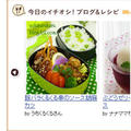 レシピブログ「今日のイチオシ」に掲載していただきました