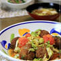 肉だんごのカレー南蛮