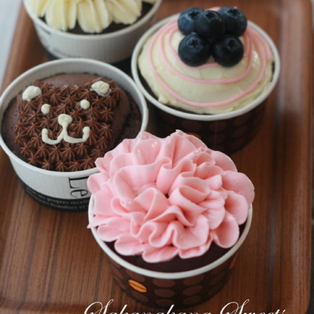 キュート なデコカップケーキ By 家庭菓子研究家yukiさん レシピブログ 料理ブログのレシピ満載