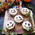 マドレーヌ生地とカップケーキ型で作る♪ハロウィンお化け骸骨マドレーヌ