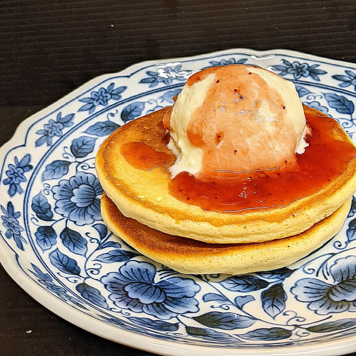 ふわふわホットケーキの作り方。スフレやミックス粉を使わないレシピもの画像