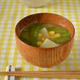 じゃが芋と絹さやのバターコーン味噌汁