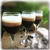 二層のほろ苦大人使用のコーヒーゼリーとカフェオレゼリー