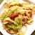 レタスと卵の焼うどん