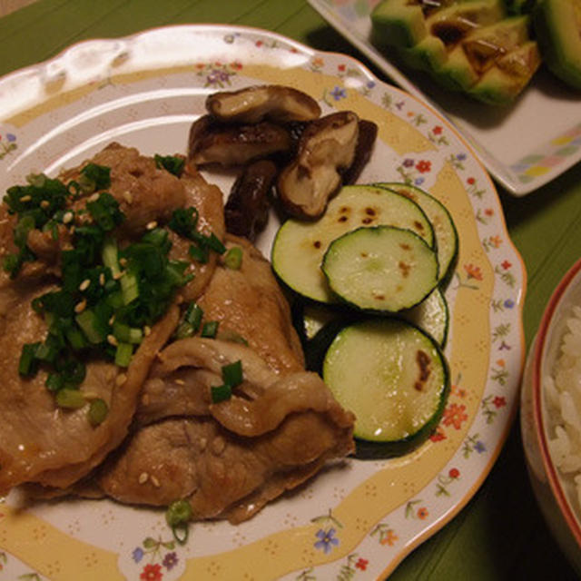 ポン酢でしょうが焼き