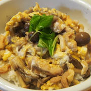 新米でキノコたっぷり「キノコ丼」( ^^) _U~~
