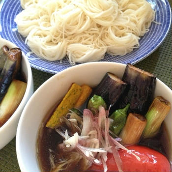 夏野菜そうめん