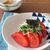 火を使わず♪トマトと貝割れ菜のおじゃこサラダ