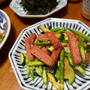 スパムハムと夏野菜の炒め物