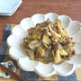 焼き肉のたれで♪ごはんがすすむ☆豚肉ときのこのカレー炒め