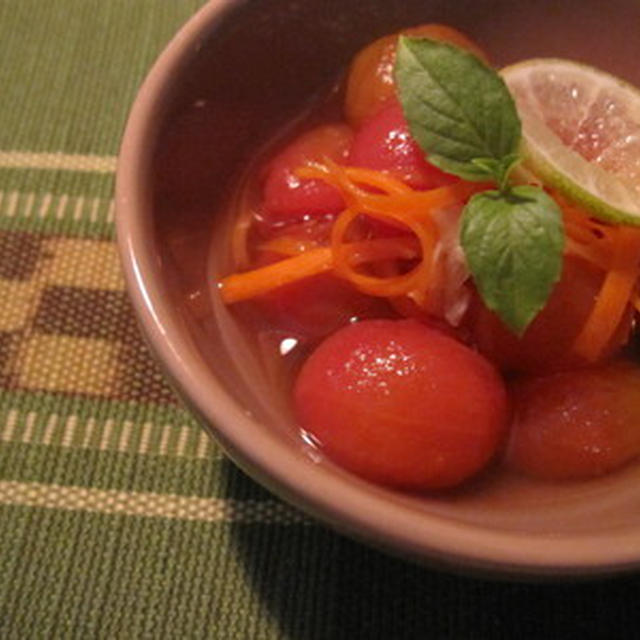 プチトマトのアジアン小鉢