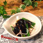 海苔の佃煮で簡単なのにできる風♪長芋といんげんの海苔酢がけ