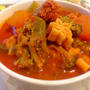 サルシッチャ入りトマトスープ