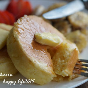 ほしの天然酵母でふわふわもっちりパンケーキ By ぽぽりさん レシピブログ 料理ブログのレシピ満載