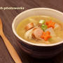 ソーセージと根菜のこく旨 味噌スープ