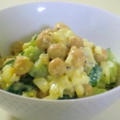 【豆乳ヨーグルトレシピ】ひよこ豆と押し麦の玉子サラダ