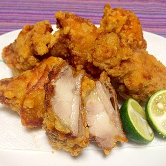 すだちマリネの鶏の唐揚げ By Pecoさん レシピブログ 料理ブログのレシピ満載
