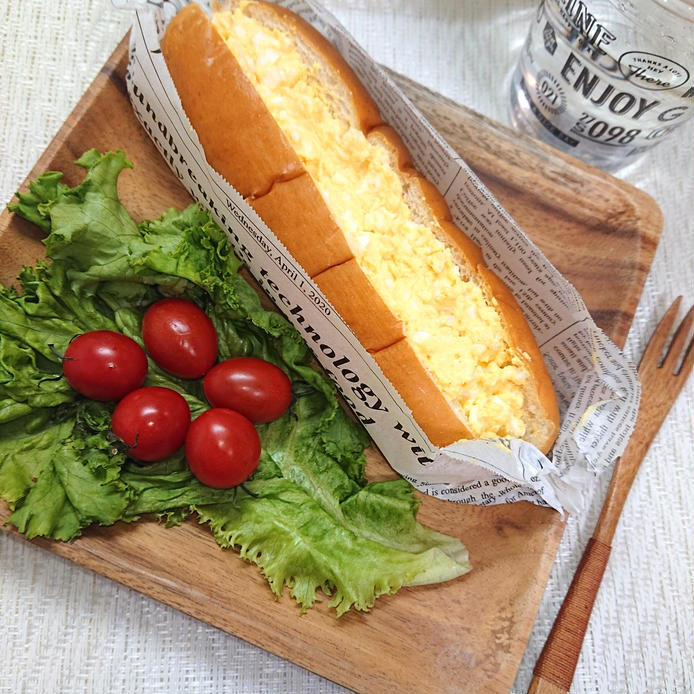 ふわふわコッペパンの基本レシピ。サンドイッチの具材アイデアもの画像