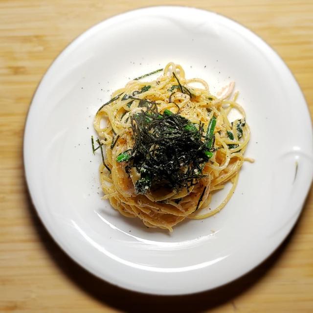 【濃厚】ほうれん草と明太子のクリームパスタの作り方｜Pasta Life｜