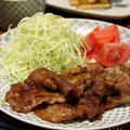 中華風 豚肉の生姜焼き。