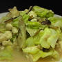 Vegan ♪  豆腐とキャベツの炒め物
