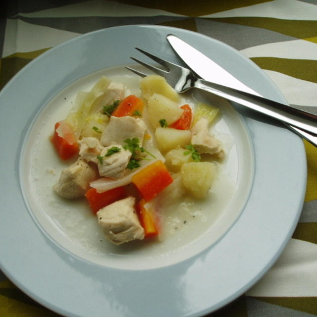 長ネギと鶏肉のホットポット【Leek and Chicken Hotpot】