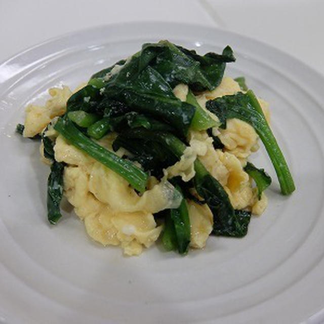 つるむらさきの卵炒め By Oちゃん Sさん レシピブログ 料理ブログのレシピ満載